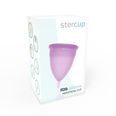 STERCUP COPPE MESTRUALI - MISURA L -  LILLA - SILICONE FDA